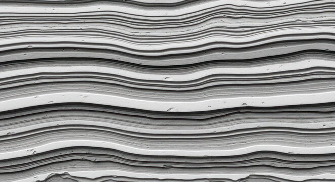 Abstract grayscale undulating pattern. Textured monochrome background.