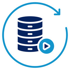 Data Stream Icon Element For Design
