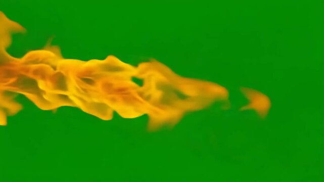 Realistische Flammen auf Chroma Key Greenscreen &ndash; Feueranimation f&uuml;r VFX und Compositing