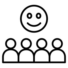 Friends Group Icon Element For Design