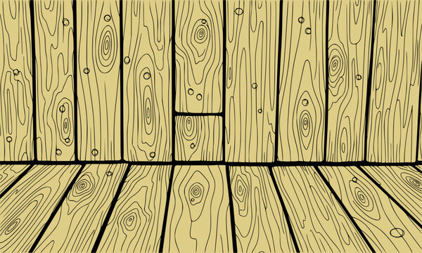 wooden wall background vector design