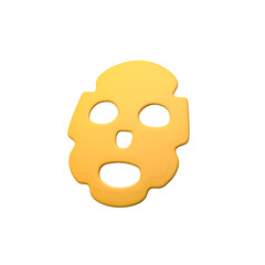 Modern face mask icon for skincare, beauty, spa, and cosmetic branding.