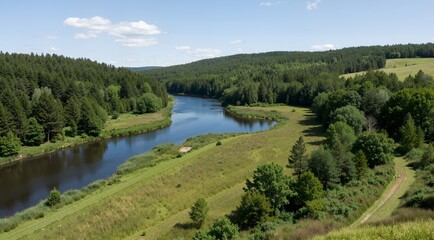 Fototapeta premium lake in the mountains