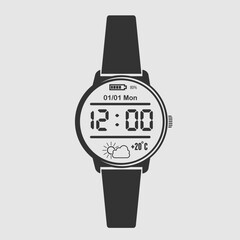 Smart Watch isolated. Vector illustration