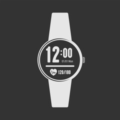 Smart Watch isolated. Vector illustration