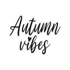 Dark logo. Vector lettering autumn vibes. Lettering for your design