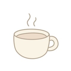 Soft Pastel Cup of  Warm Drink