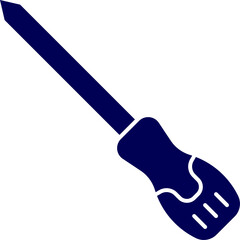 star headed screwdriver silhouette vector. silhouette of a classic star screwdriver for carpentry and handyman work