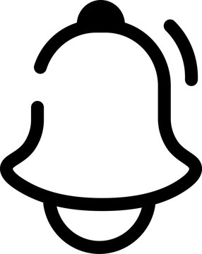 notification bell icon vector illustration clip art