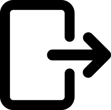 log out icon vector illustration clip art mobile application website icon