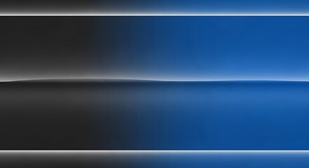 Obraz premium Modern abstract background with blue and black gradient and white lines