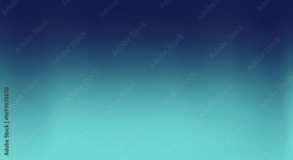 Poster abstract gradient background with a smooth transition from dark blue to aqua