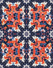 Abstract pattern with symmetrical design