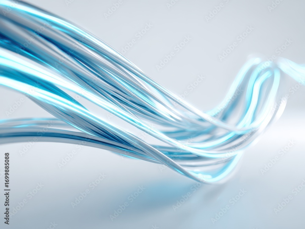 Poster abstract lines shiny connection