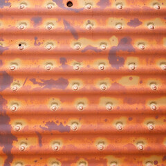 Weathered Rusty Vintage Metal Surface Grunge Texture