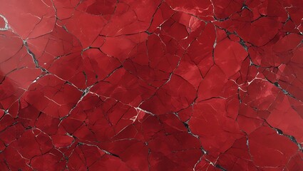 Red Cracked Marble with Gold Veins – Luxury Abstract Stone Background
