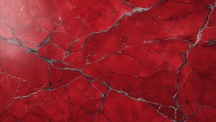 Red Cracked Marble with Gold Veins – Luxury Abstract Stone Background