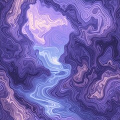Abstract purple and blue swirling pattern