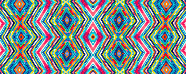 Bright abstract colorful kaleidoscopic pattern