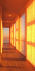 Obraz premium Sunset Corridor