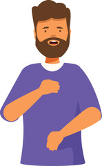 Man holding his chest, suffering strong heart attack, feeling sudden pain and discomfort