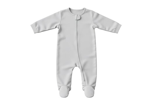 Soft Grey Baby Sleepsuit: Gentle Comfort