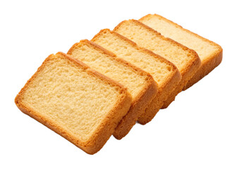 Cake rusks isolated