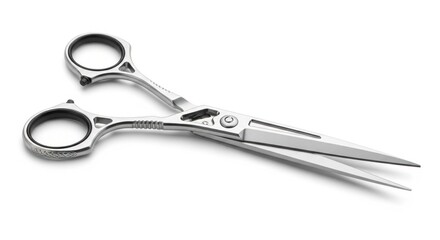 High-quality professional shears, showcasing a sleek and modern design against a plain white background.