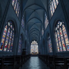 青き聖堂の静寂