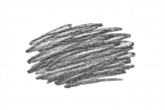 Graphite pencil strokes create a textured, artistic background with a transparent effect, perfect for adding a touch of grunge or sketch style to designs