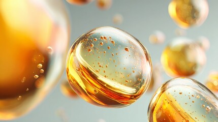 Glowing vitamin spheres softly enter the skin to promote nourishing radiant rejuvenation
