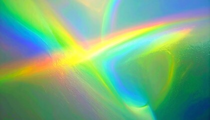 Abstract rainbow light effect