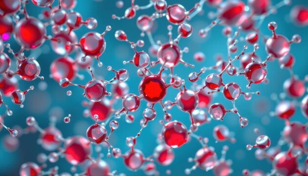 a microscope showing small pale red blood cells, symbolic microcytic anemia from iron deficiency, realistic scientific laboratory imagery, bright detailed photography style.