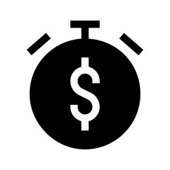 Time Dollar Icon