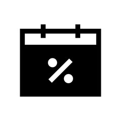Calendar Percentage Icon