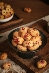 Xinjiang Jujube Nuts with Red Dates in Bowl - Traditional Chinese Dried Fruit Snack
