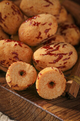 Chinese Jujube Date Cakes on Bamboo Steamer - Traditional Asian Dessert Treats from Xinjiang