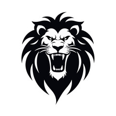 Obraz premium lion head mascot vector design