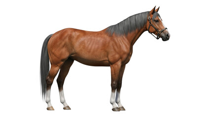 Obraz premium Horse isolated on transparent background