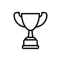 Celebrate achievement and success with this iconic award trophy symbol, representing victory, excellence, and top performance for any competition or recognition.