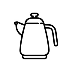 Obraz premium Elegant gooseneck kettle design for precise pouring, perfect for coffee brewing and tea preparation, symbolizing a modern kitchen essential and artisanal beverage crafting.