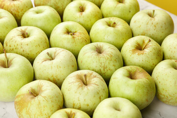 Fresh Green Apples from Shandong China - Sweet Sour Jinshai Dashahe Variety for Healthy Eating