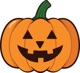 Halloween Pumpkin Jack O Lantern Illustration