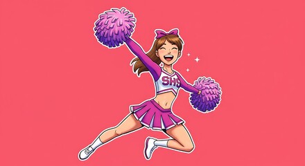 躍動のチアガール