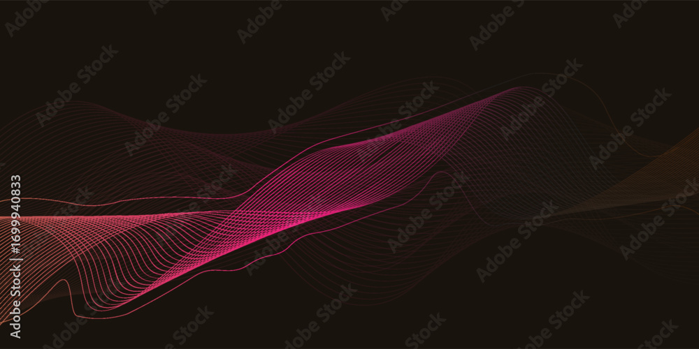 Poster the dynamics of interesting patterns and lines in modern technology, communication, energy.