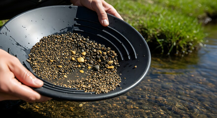 Gold Panning Discovering Nuggets in a Riverbed