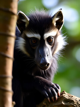 A wolf's guenon