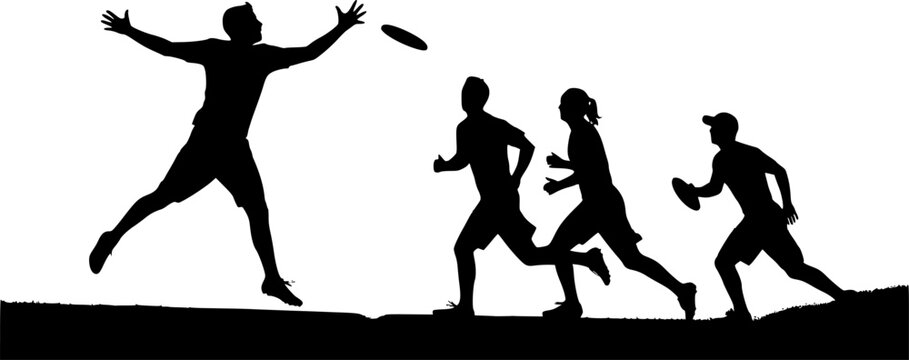 Athlete Throwing Frisbee Vector Image on VectorStock, image size:909x360