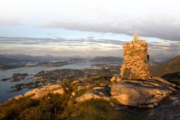sea view from the mountain