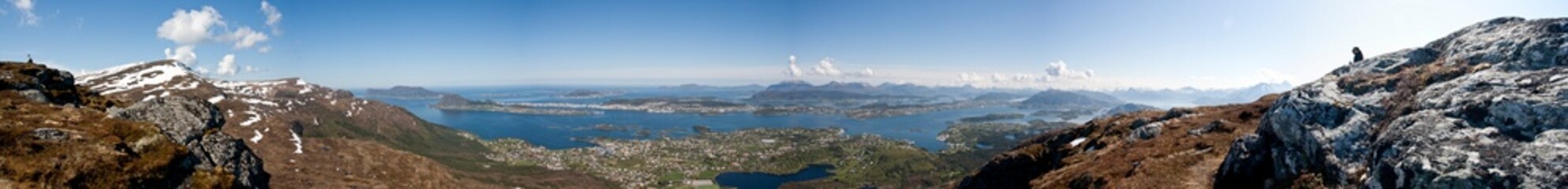 panorama from mountain